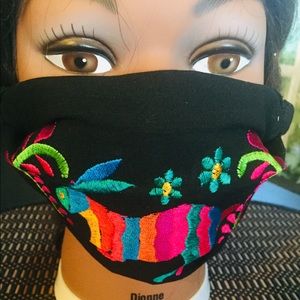 “Authentic” Mexican embroidered handmade facemask